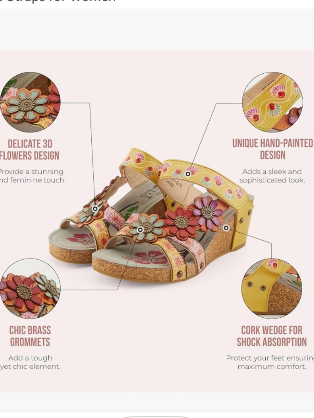 L'artiste Spring Step Floral Embellished Sandals - Picture 3 of 16
